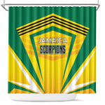 Cricket Jamaica Shower Curtain Scorpions We Made Legends
