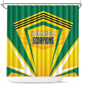 Cricket Jamaica Shower Curtain Scorpions We Made Legends