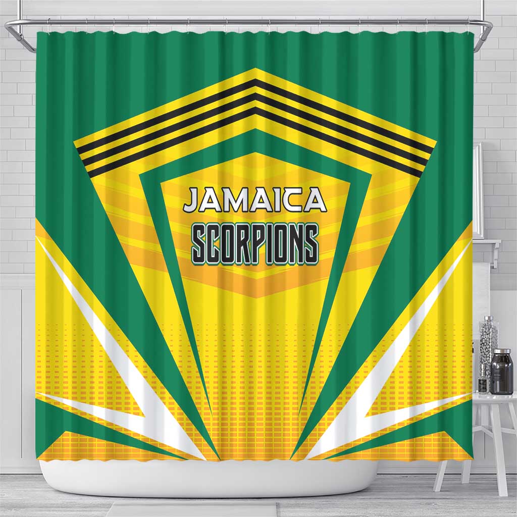 Cricket Jamaica Shower Curtain Scorpions We Made Legends