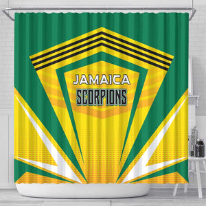 Cricket Jamaica Shower Curtain Scorpions We Made Legends