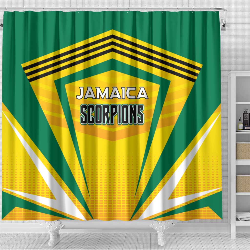 Cricket Jamaica Shower Curtain Scorpions We Made Legends