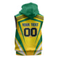 Custom Cricket Jamaica Sleeveless Hoodie Scorpions We Made Legends - African Pride