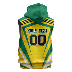 Custom Cricket Jamaica Sleeveless Hoodie Scorpions We Made Legends - African Pride
