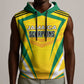 Custom Cricket Jamaica Sleeveless Hoodie Scorpions We Made Legends - African Pride