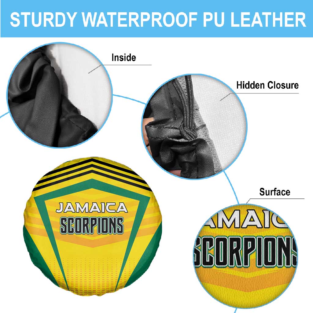 Cricket Jamaica Spare Tire Cover Scorpions We Made Legends