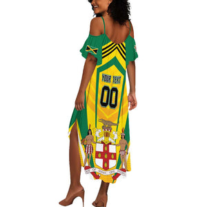 Custom Cricket Jamaica Summer Maxi Dress Scorpions We Made Legends