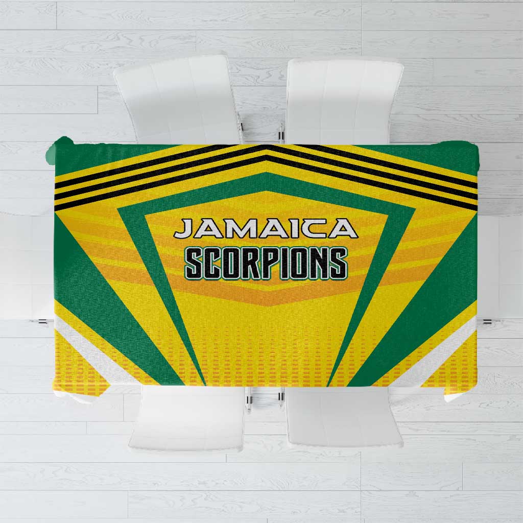 Cricket Jamaica Tablecloth Scorpions We Made Legends
