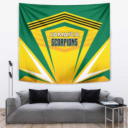 Cricket Jamaica Tapestry Scorpions We Made Legends