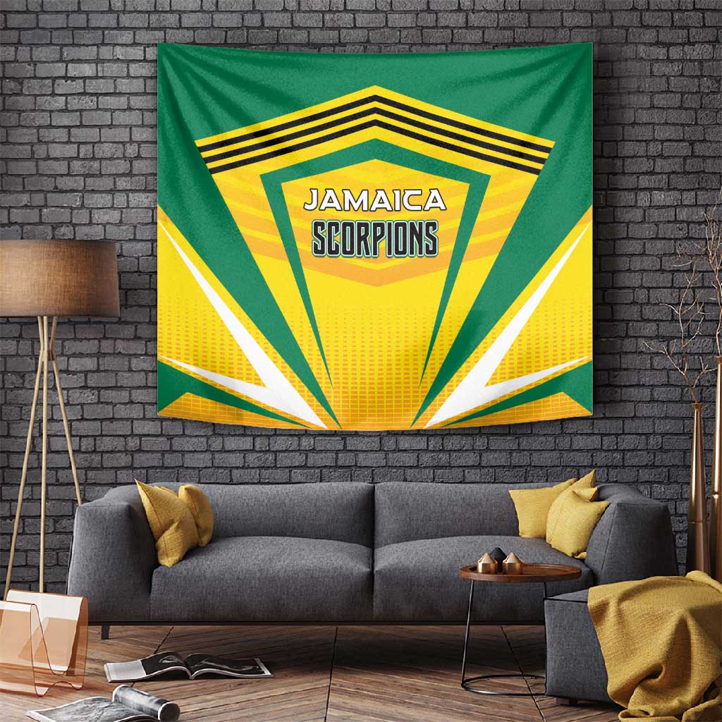 Cricket Jamaica Tapestry Scorpions We Made Legends