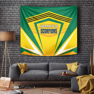 Cricket Jamaica Tapestry Scorpions We Made Legends