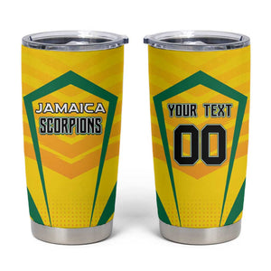 Custom Cricket Jamaica Tumbler Cup Scorpions We Made Legends