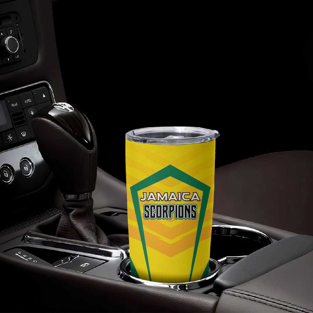 Custom Cricket Jamaica Tumbler Cup Scorpions We Made Legends