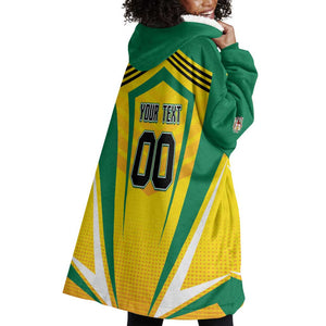 Custom Cricket Jamaica Wearable Blanket Hoodie Scorpions We Made Legends
