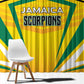 Cricket Jamaica Window Curtain Scorpions We Made Legends