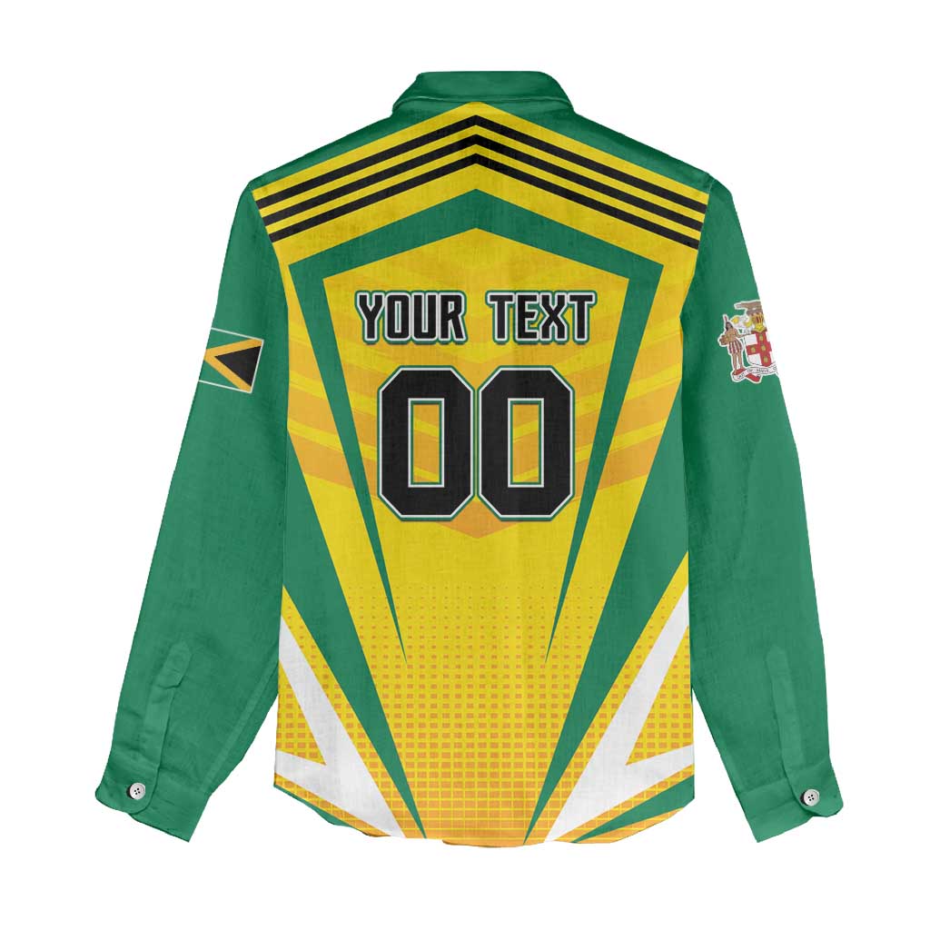 Custom Cricket Jamaica Women Casual Shirt Scorpions We Made Legends