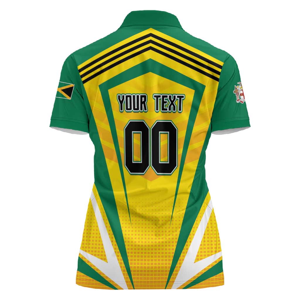 Custom Cricket Jamaica Women Polo Shirt Scorpions We Made Legends