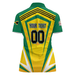 Custom Cricket Jamaica Women Polo Shirt Scorpions We Made Legends
