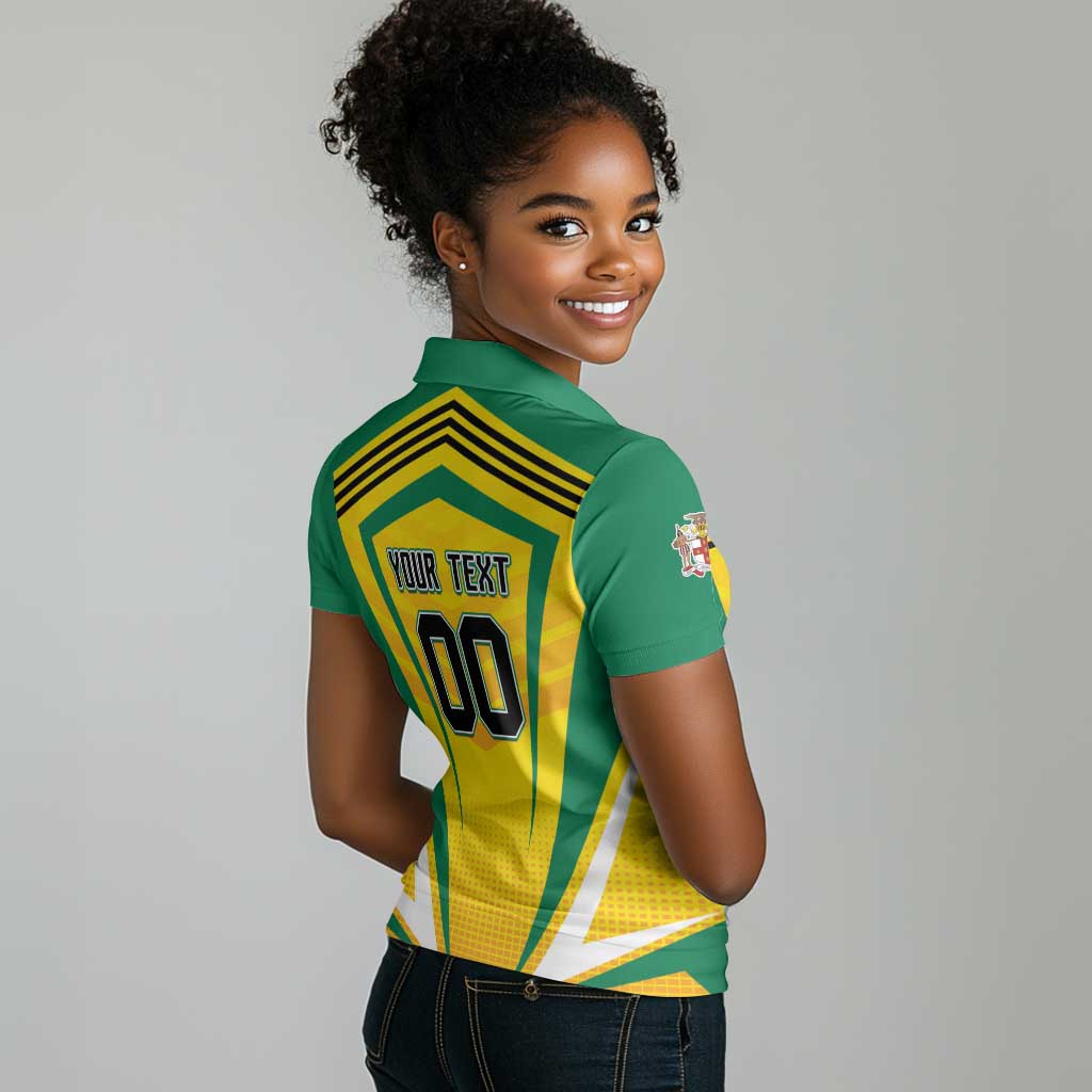Custom Cricket Jamaica Women Polo Shirt Scorpions We Made Legends