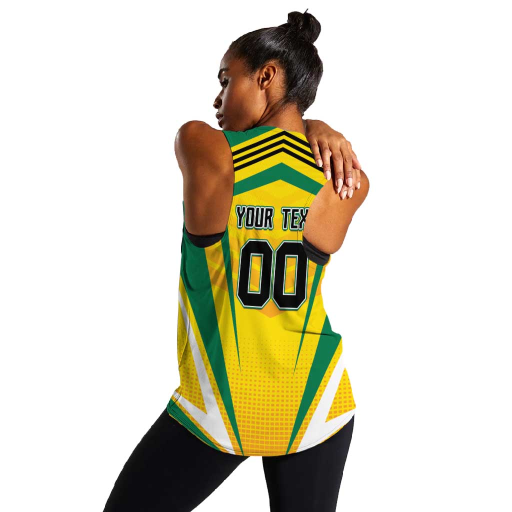 Custom Cricket Jamaica Women Racerback Tank Scorpions We Made Legends