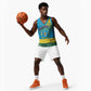 Personalized Rwanda Basketball Jersey Coat of Arms With African Pattern - African Pride