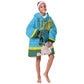 Rwanda Independence Day KId Wearable Blanket Hoodie Leopard With Roses