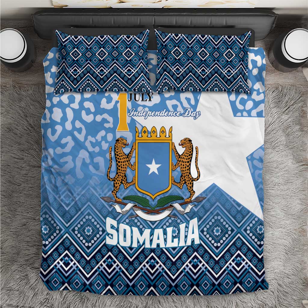 Somalia Independence Day Bedding Set African Leopard Pattern