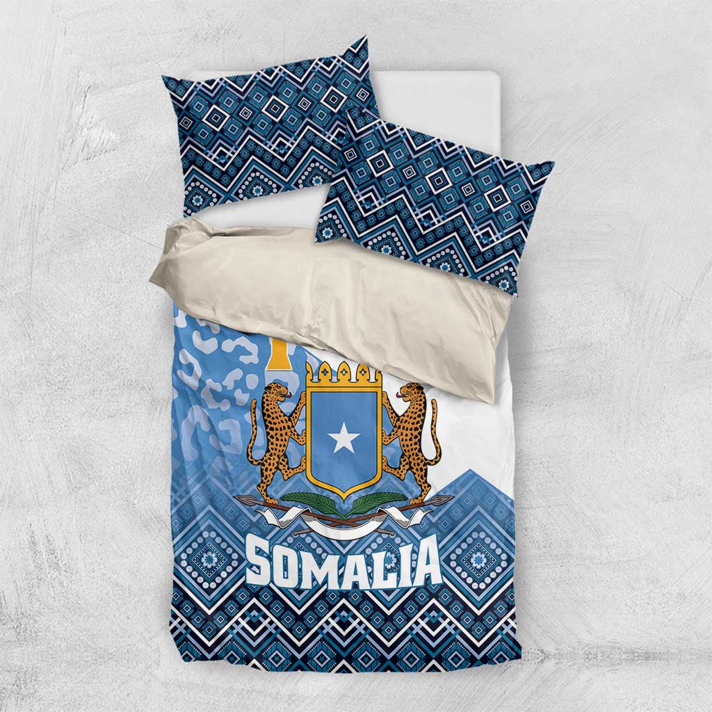 Somalia Independence Day Bedding Set African Leopard Pattern