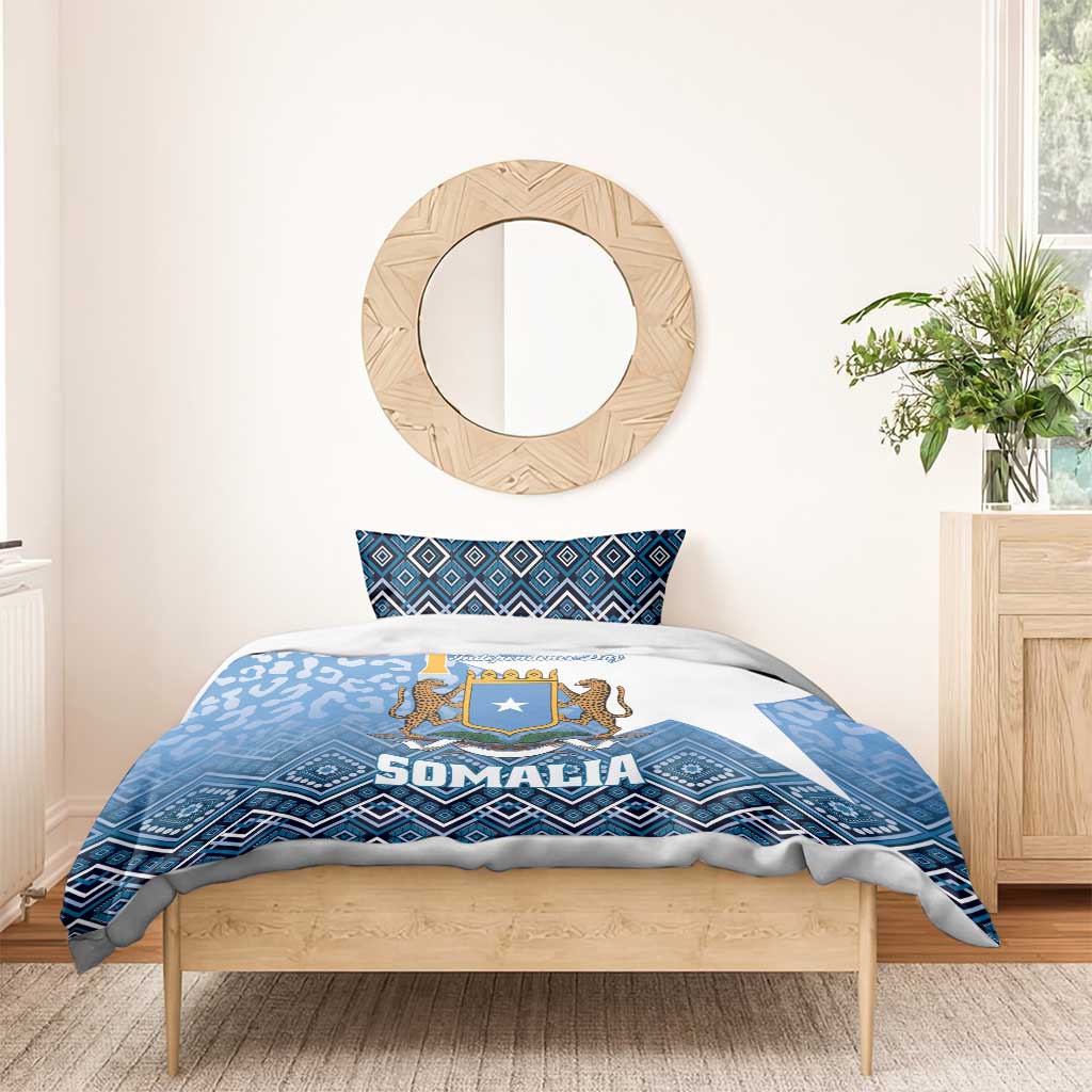 Somalia Independence Day Bedding Set African Leopard Pattern
