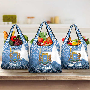 Somalia Independence Day Grocery Bag African Leopard Pattern