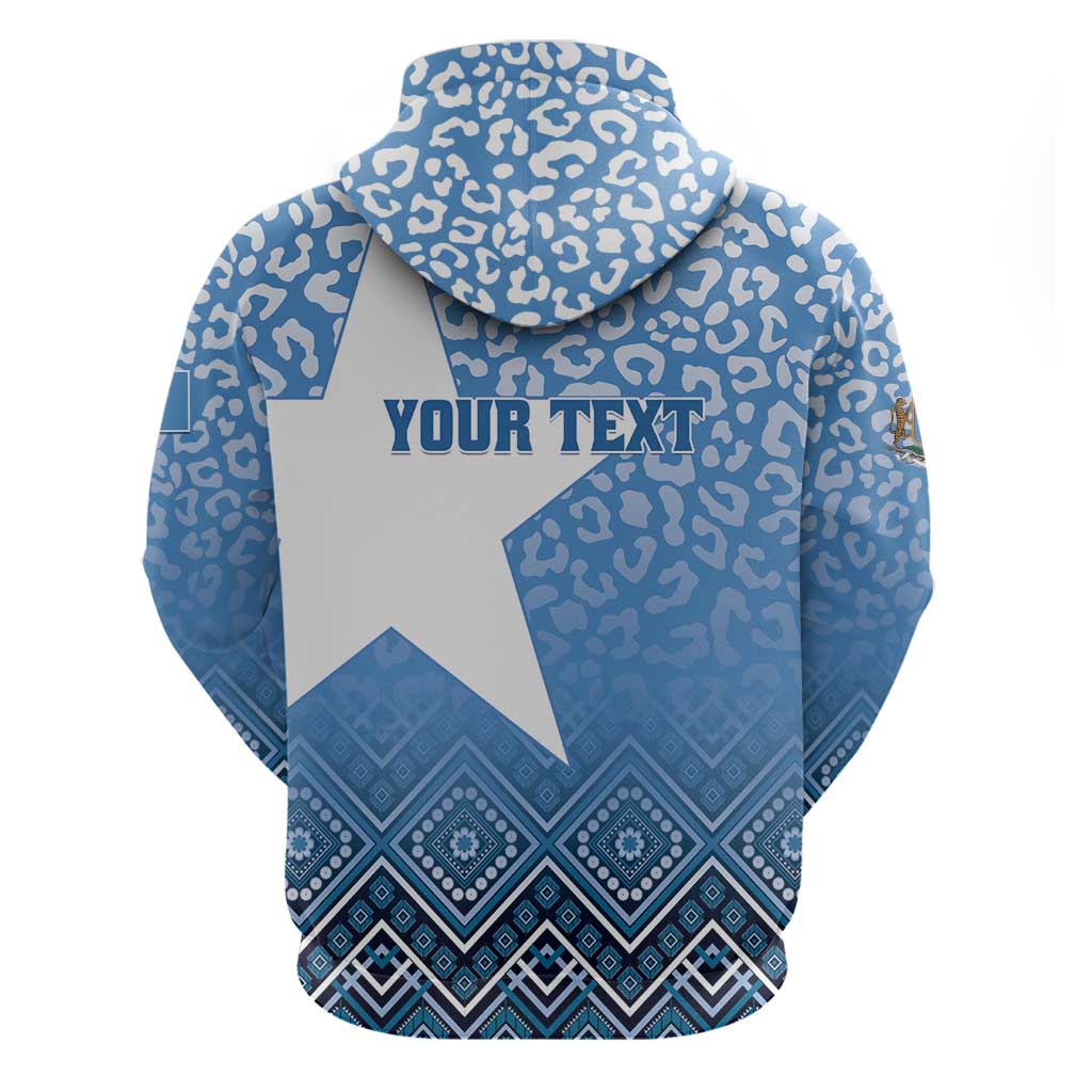 Personalized Somalia Independence Day Hoodie African Leopard Pattern