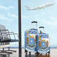 Somalia Independence Day Luggage Cover African Leopard Pattern