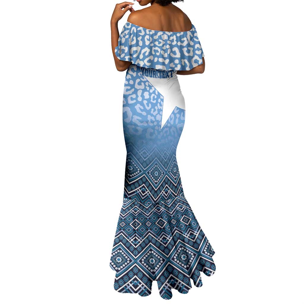 Personalized Somalia Independence Day Mermaid Dress African Leopard Pattern