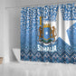 Somalia Independence Day Shower Curtain African Leopard Pattern