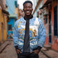 Personalized Somalia Independence Day Sleeve Zip Bomber Jacket African Leopard Pattern