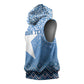 Personalized Somalia Independence Day Sleeveless Hoodie African Leopard Pattern - African Pride