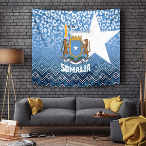 Somalia Independence Day Tapestry African Leopard Pattern