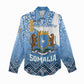 Personalized Somalia Independence Day Women Casual Shirt African Leopard Pattern LT01