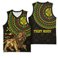 Ethiopia National Day Basketball Jersey Lion Of Judah African Pattern - African Pride