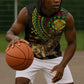 Ethiopia National Day Sleeveless Hoodie Lion Of Judah African Pattern - African Pride