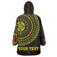 Ethiopia National Day Wearable Blanket Hoodie Lion Of Judah African Pattern