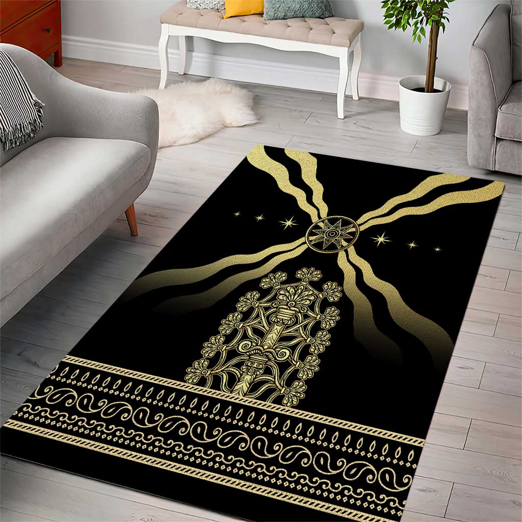 Assyria Empire Area Rug Assyrian Mythological Spirit