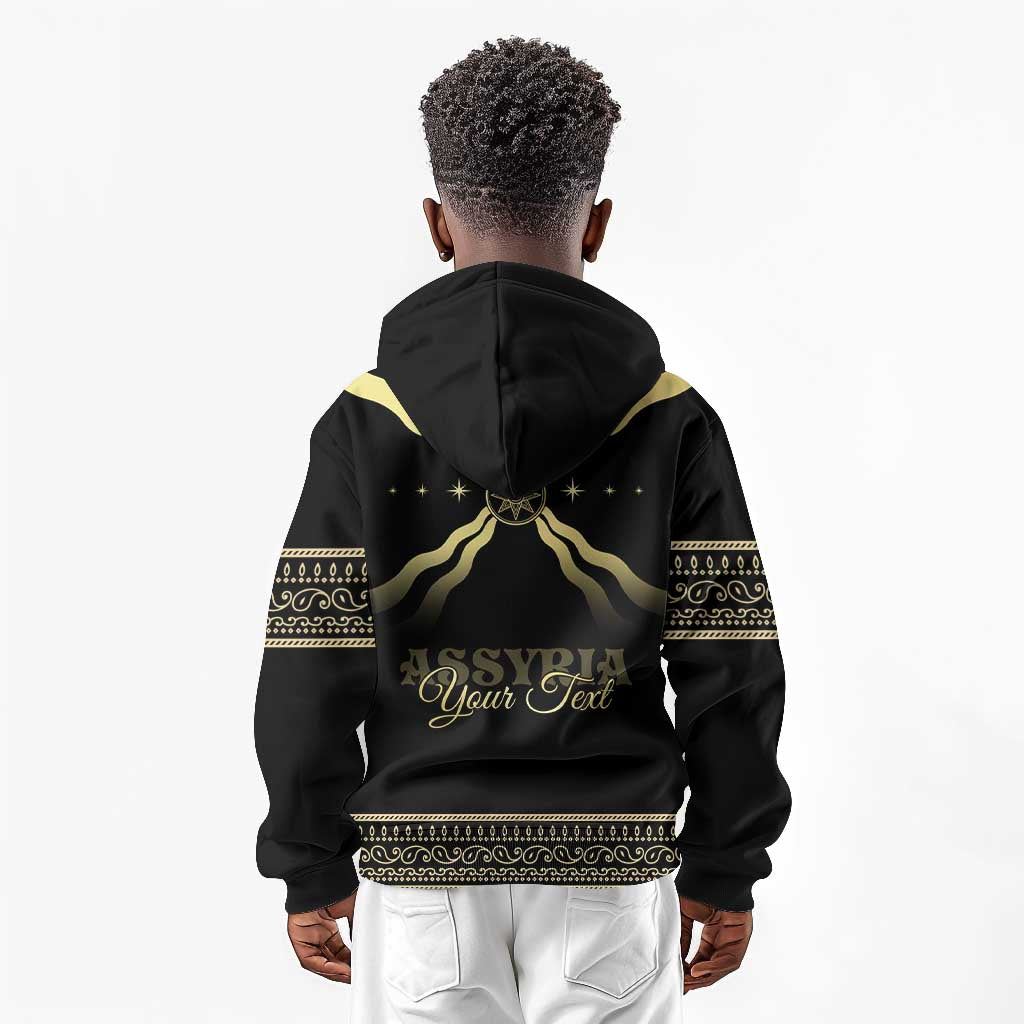 Assyria Empire Kid Hoodie Assyrian Mythological Spirit