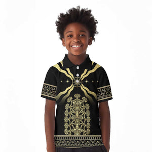 Assyria Empire Kid Polo Shirt Assyrian Mythological Spirit