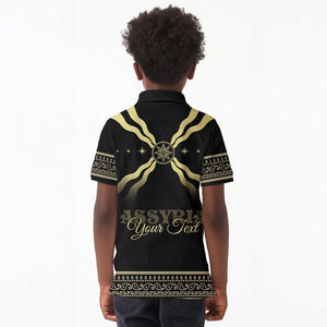 Assyria Empire Kid Polo Shirt Assyrian Mythological Spirit