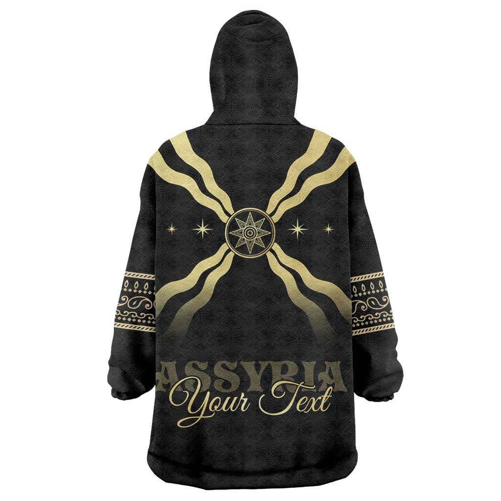 Assyria Empire KId Wearable Blanket Hoodie Assyrian Mythological Spirit
