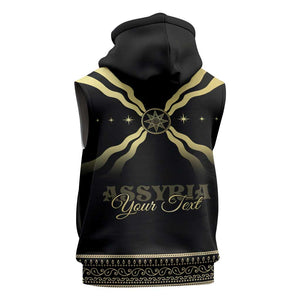 Assyria Empire Sleeveless Hoodie Assyrian Mythological Spirit - African Pride