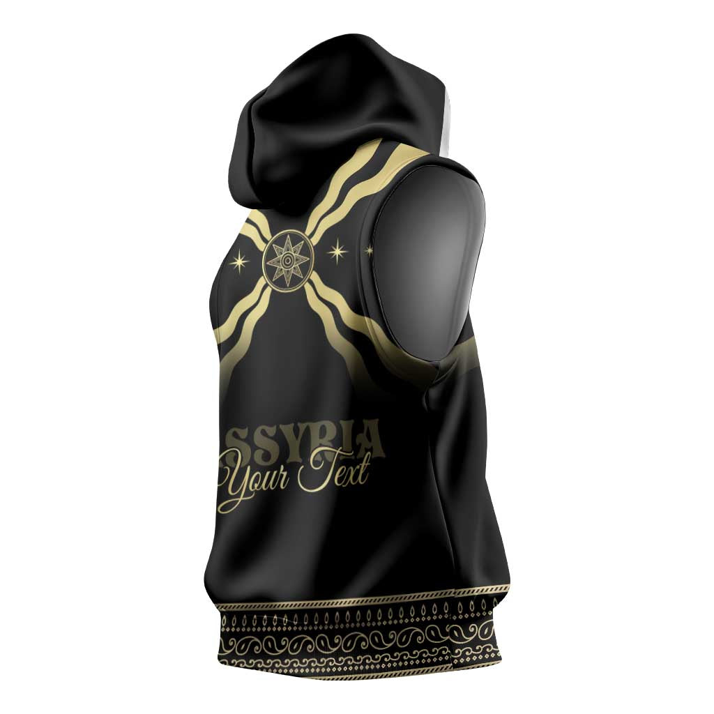 Assyria Empire Sleeveless Hoodie Assyrian Mythological Spirit - African Pride
