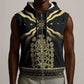 Assyria Empire Sleeveless Zip Hoodie Assyrian Mythological Spirit - African Pride