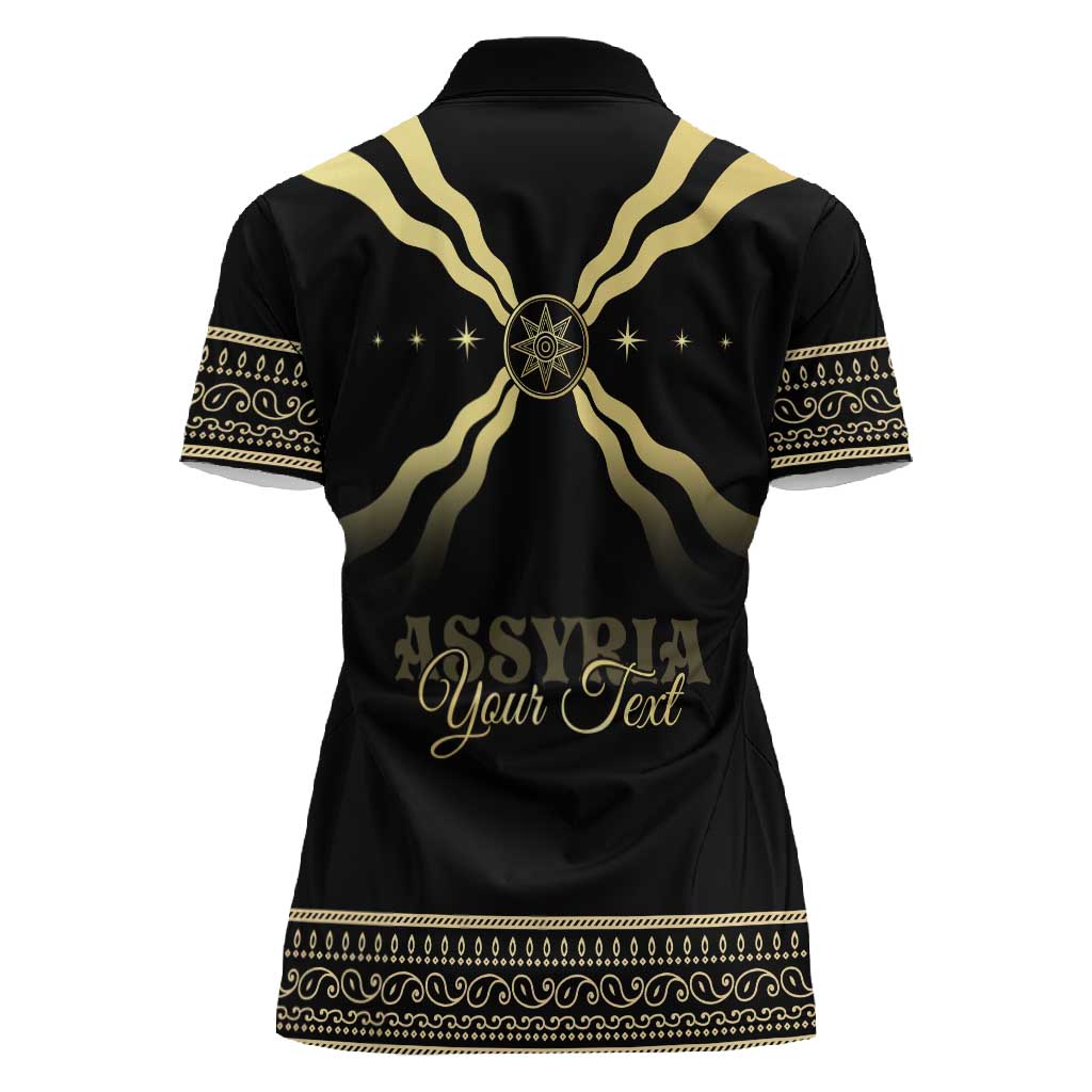 Assyria Empire Women Polo Shirt Assyrian Mythological Spirit