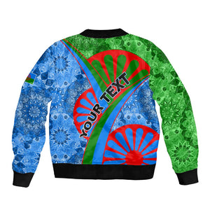 International Romani Day 2024 Bomber Jacket Gypsy Pattern Tribal